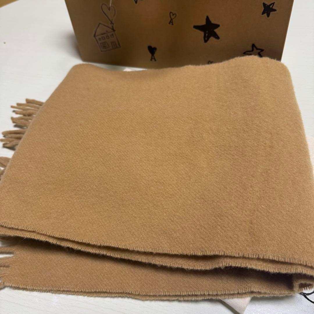 アミパリス　ブラウン ウール AMI DE COEUR スカーフ