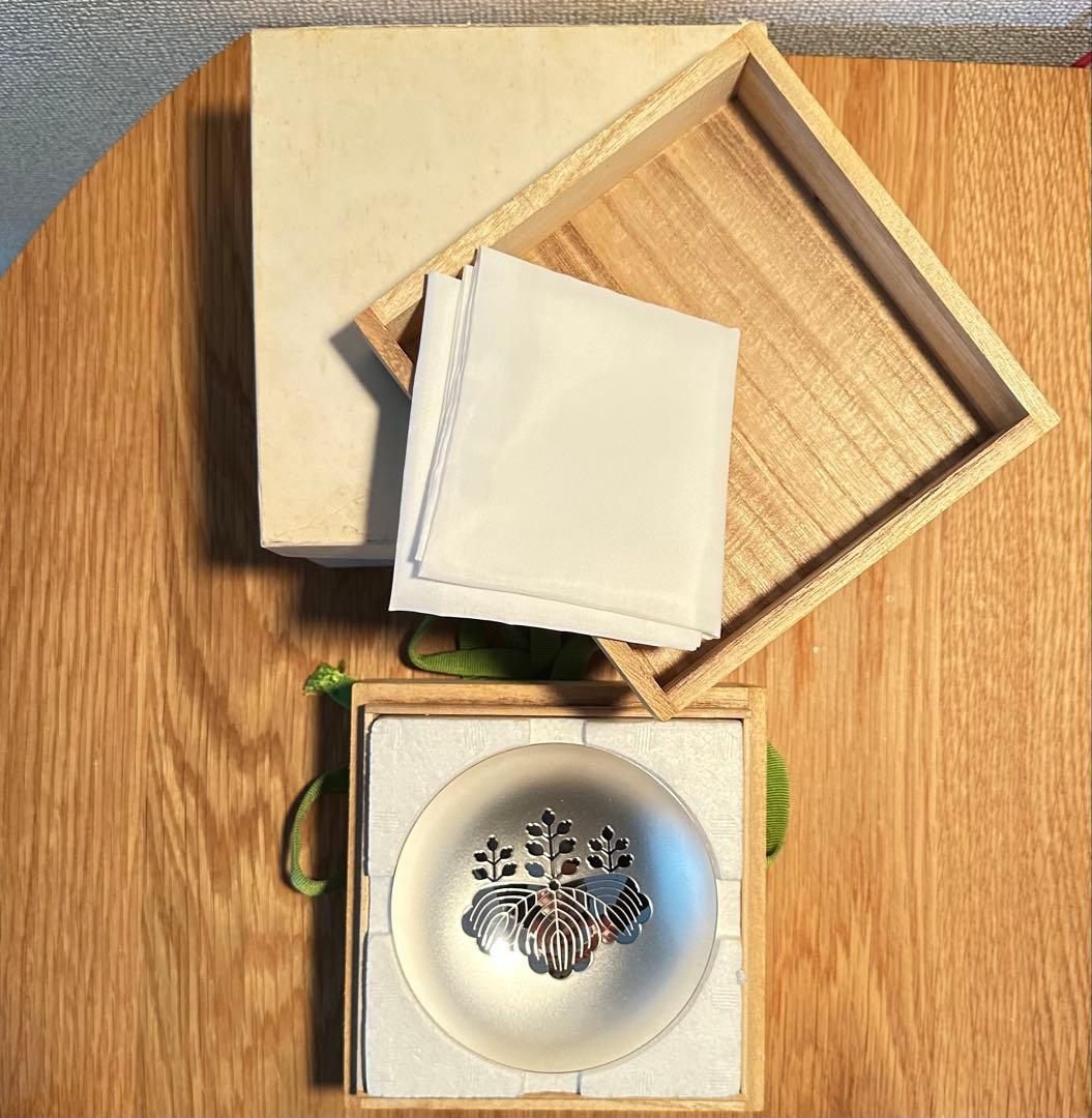 内閣総理大臣贈　銀杯 純銀 142g 直径11.5cm SILVER1000