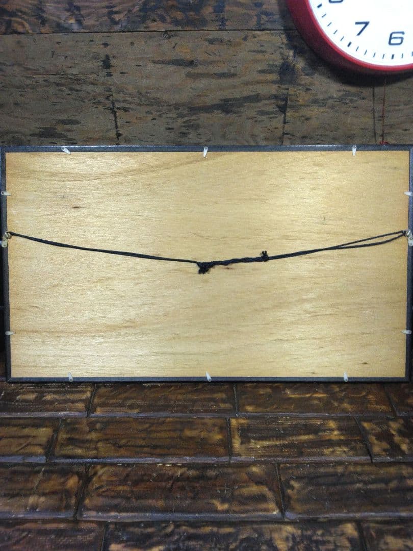 木版画 並木一 『松韻』限定　120部　直筆サイン　1991年　銀箔　日本画