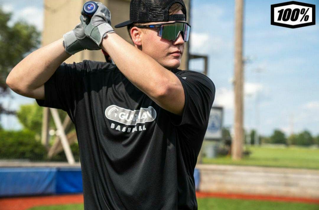 100% SPEEDCRAFT ブラック ブルー ワンハンドレッド サングラス