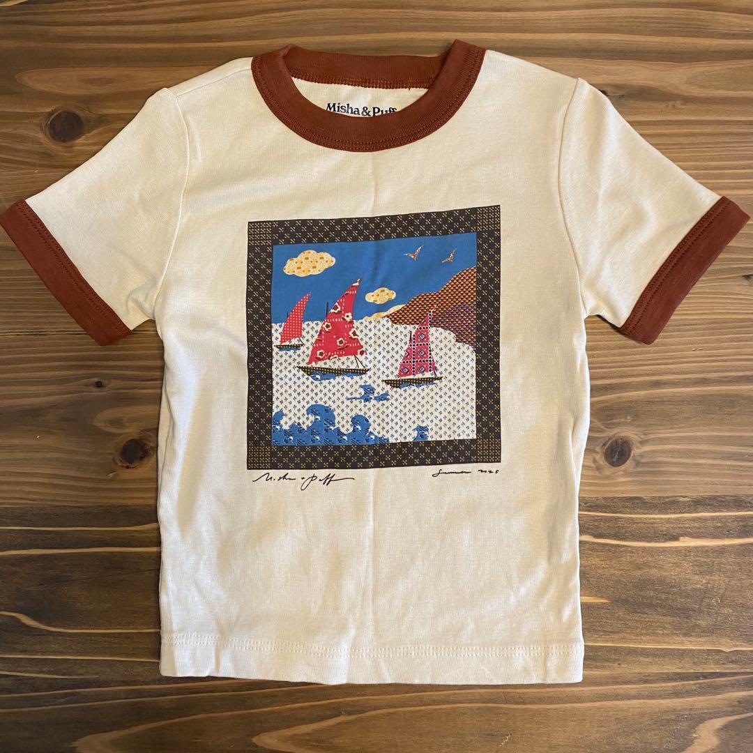 misha&puff リンガーTシャツ　3y