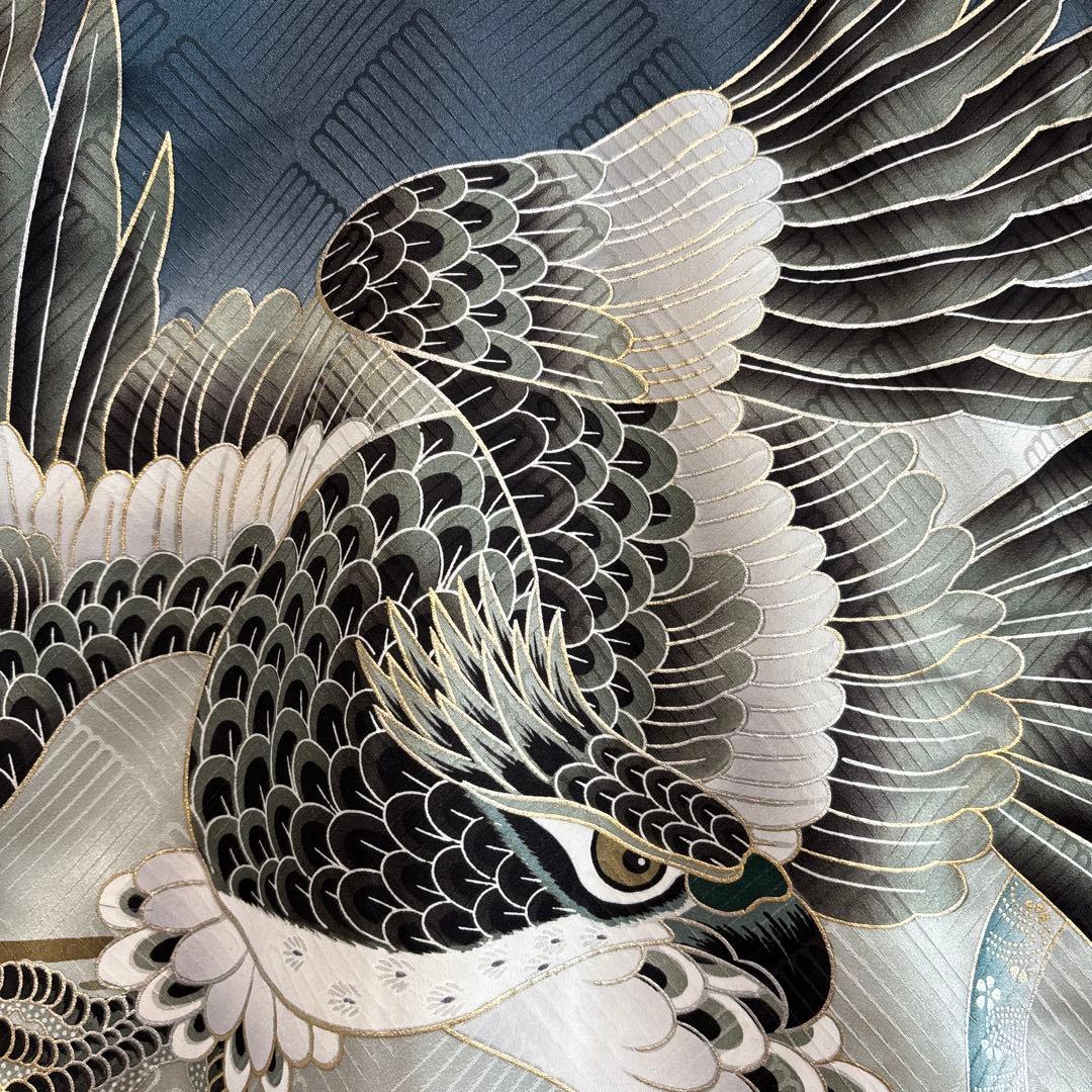 No.12正絹男の子お祝い着　のしめ　　産着　七五三　 新品未使用