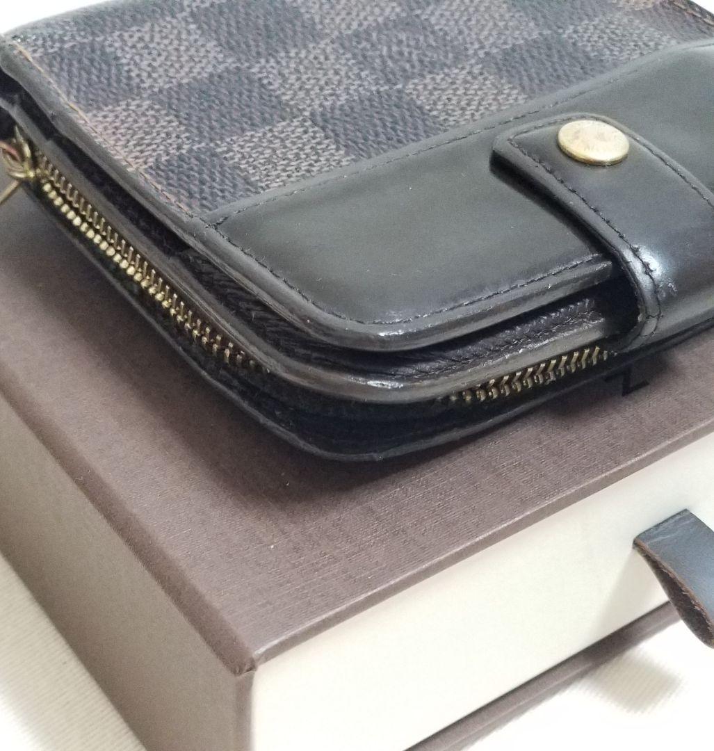 LOUIS VUITTON ダミエ コンパクトジップ 二つ折り財布