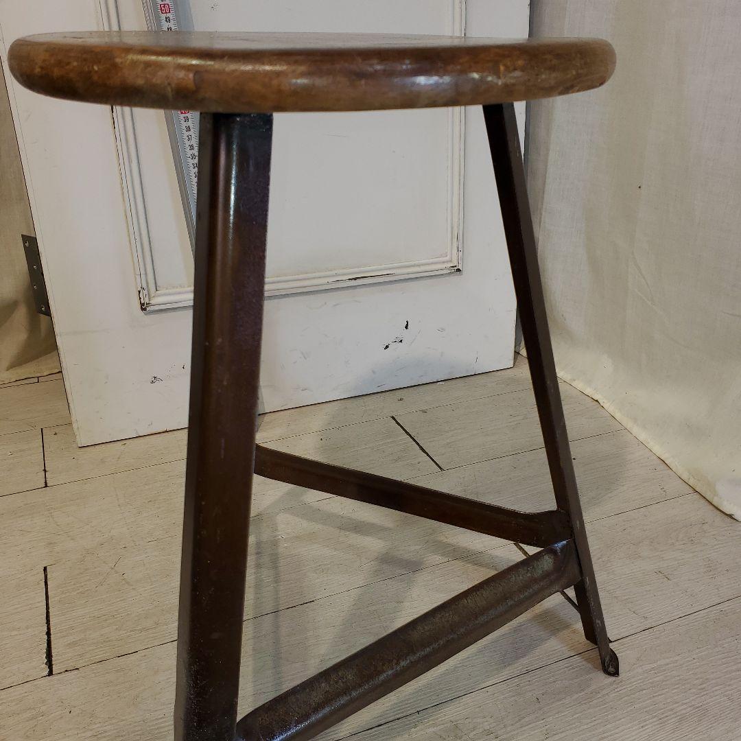 アンティーク　丸椅子　英国ヴィンテージ　スツール