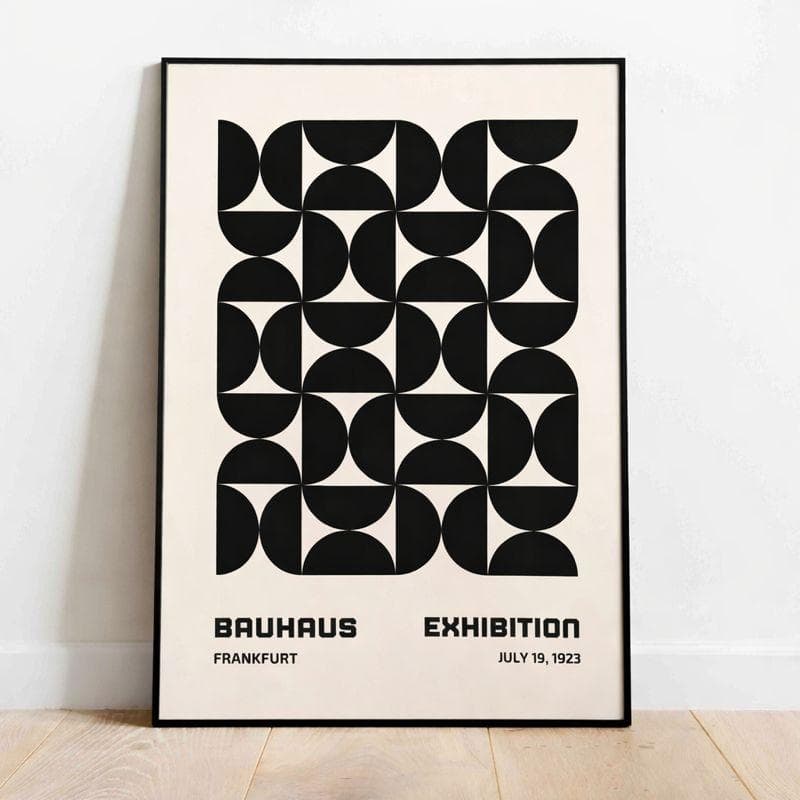 A1サイズフレーム付き BAUHAUS モダン デザイン バウハウス シンプル
