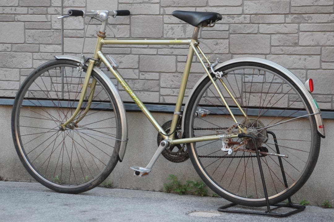 引き取り限定♪フジ♪フェザーCOMPO♪FUJI♪クロモリフレーム♪ビンテージ♪