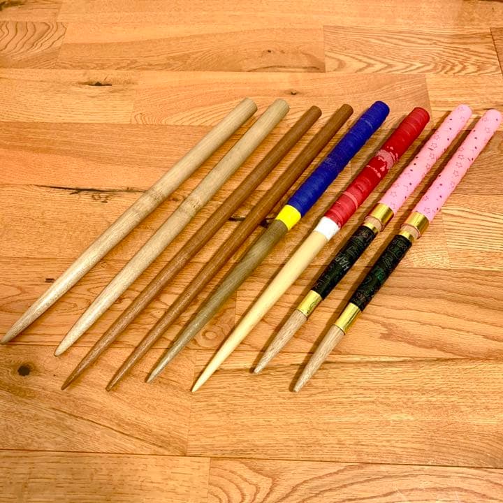 【お買い得】マイバチまとめ売り　米ヒバ&黒朴　南洋材　マホガニー