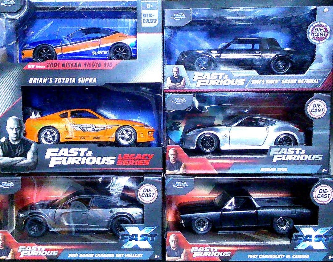 ファスト＆フューリアス ダイキャストミニカーセット