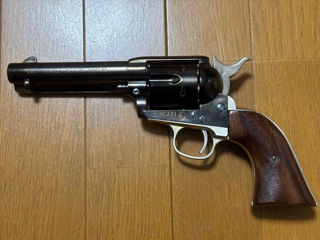 マルシン工業 6㎜BBガス コルトSAA.45 DXピースメーカー 木グリ