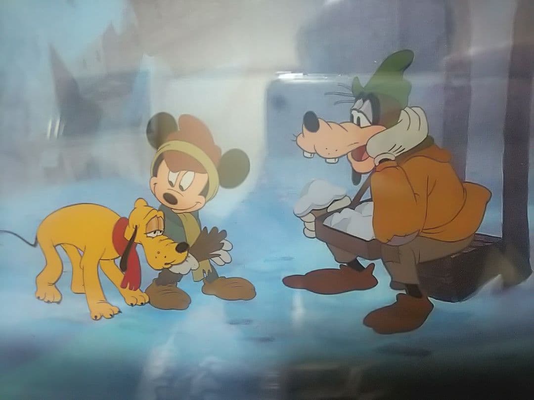 ディズニー ミッキーの王子と少年 原画セル