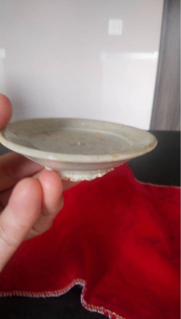 李朝　白磁　明器　小皿　祭器　朝鮮美術　韓国美術