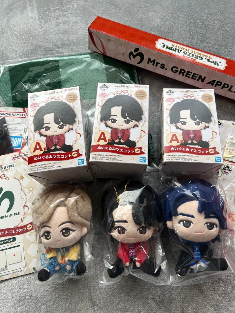 黒*ん様 Mrs. GREEN APPLE 一番くじ A.B.C.F.H 賞 セ