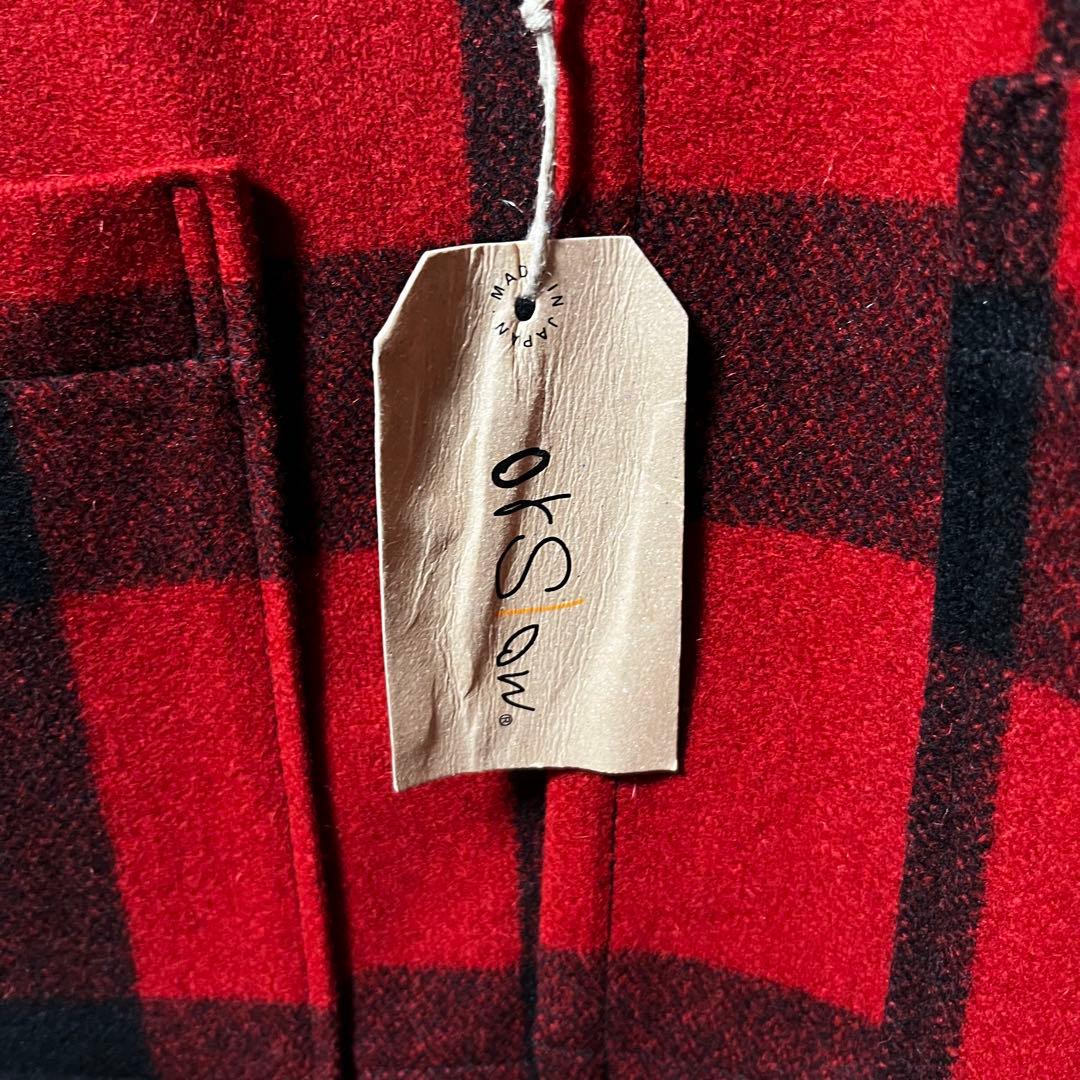 orSlow オアスロウ ウール ジャケット カーディガン チェック柄 XL