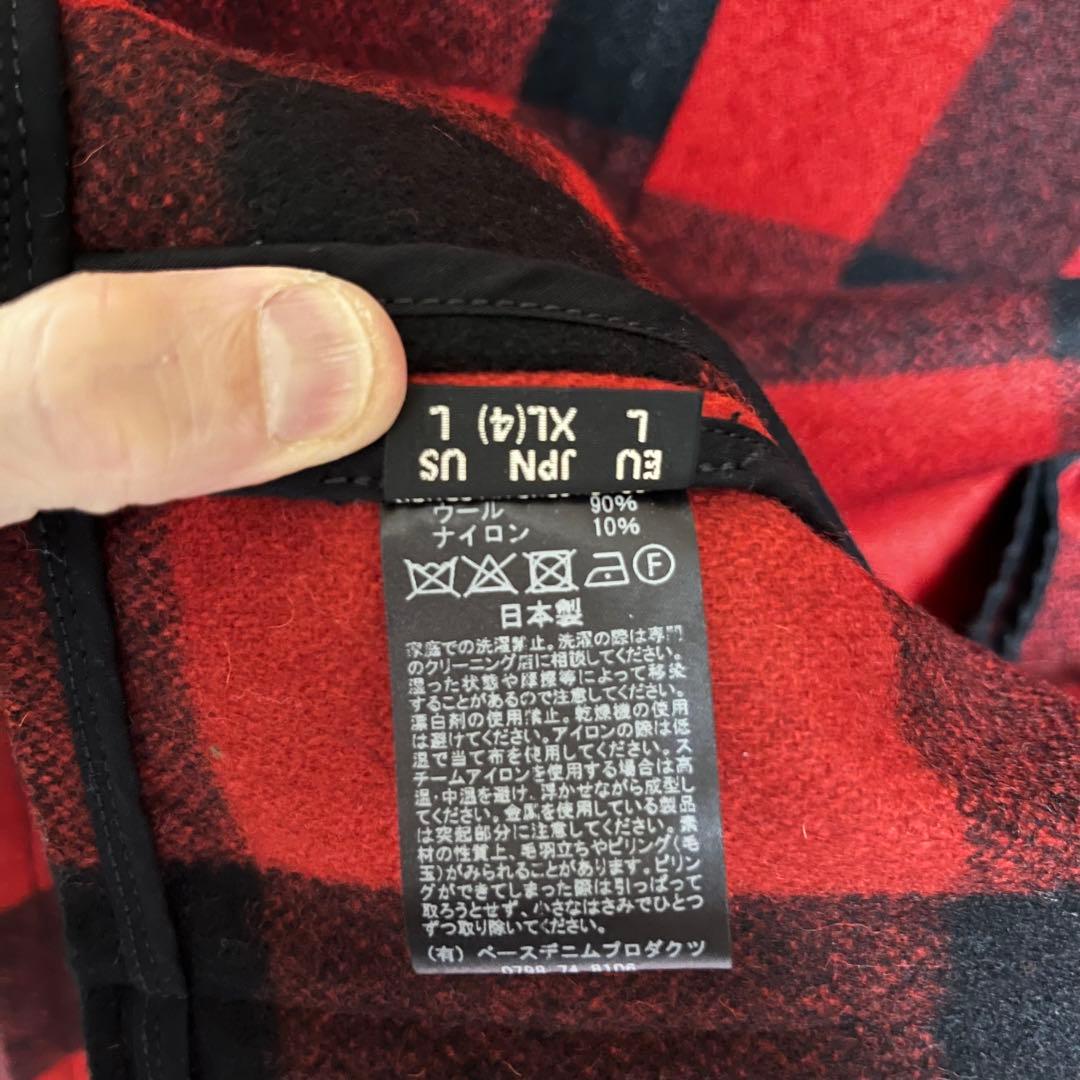 orSlow オアスロウ ウール ジャケット カーディガン チェック柄 XL