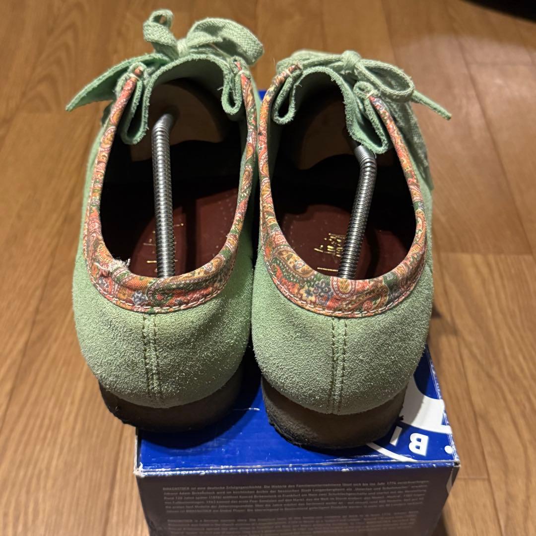 Stussy Clarks wallabee green UK9 コラボ