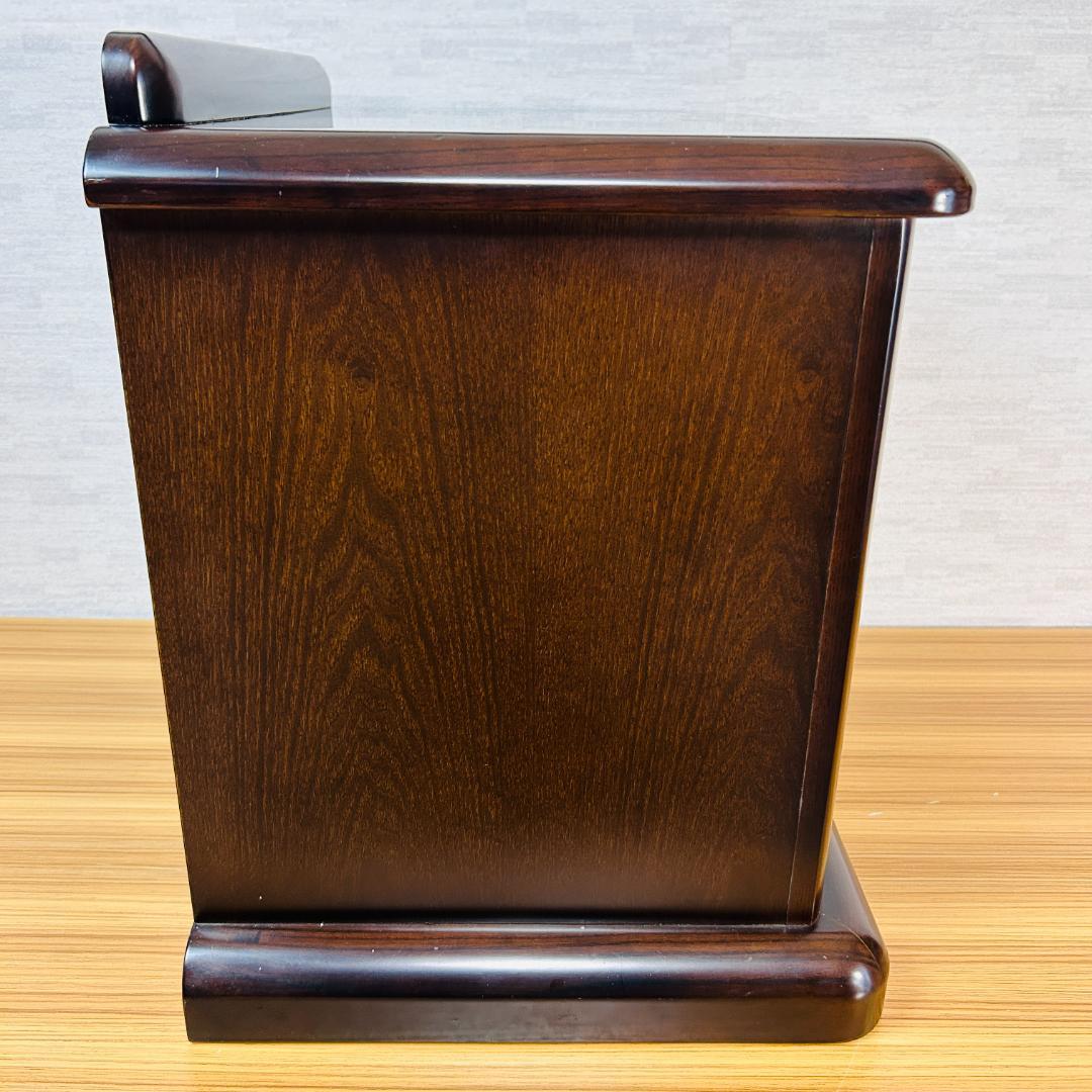 フランスベッド 天然木 ナイトテーブル サイドテーブル 2段チェスト 9800