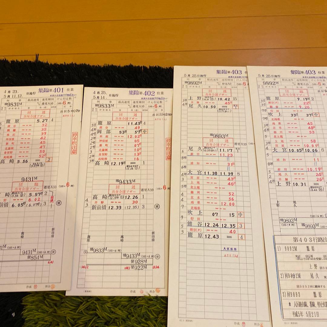 鉄道　スタフ　籠原区　集臨