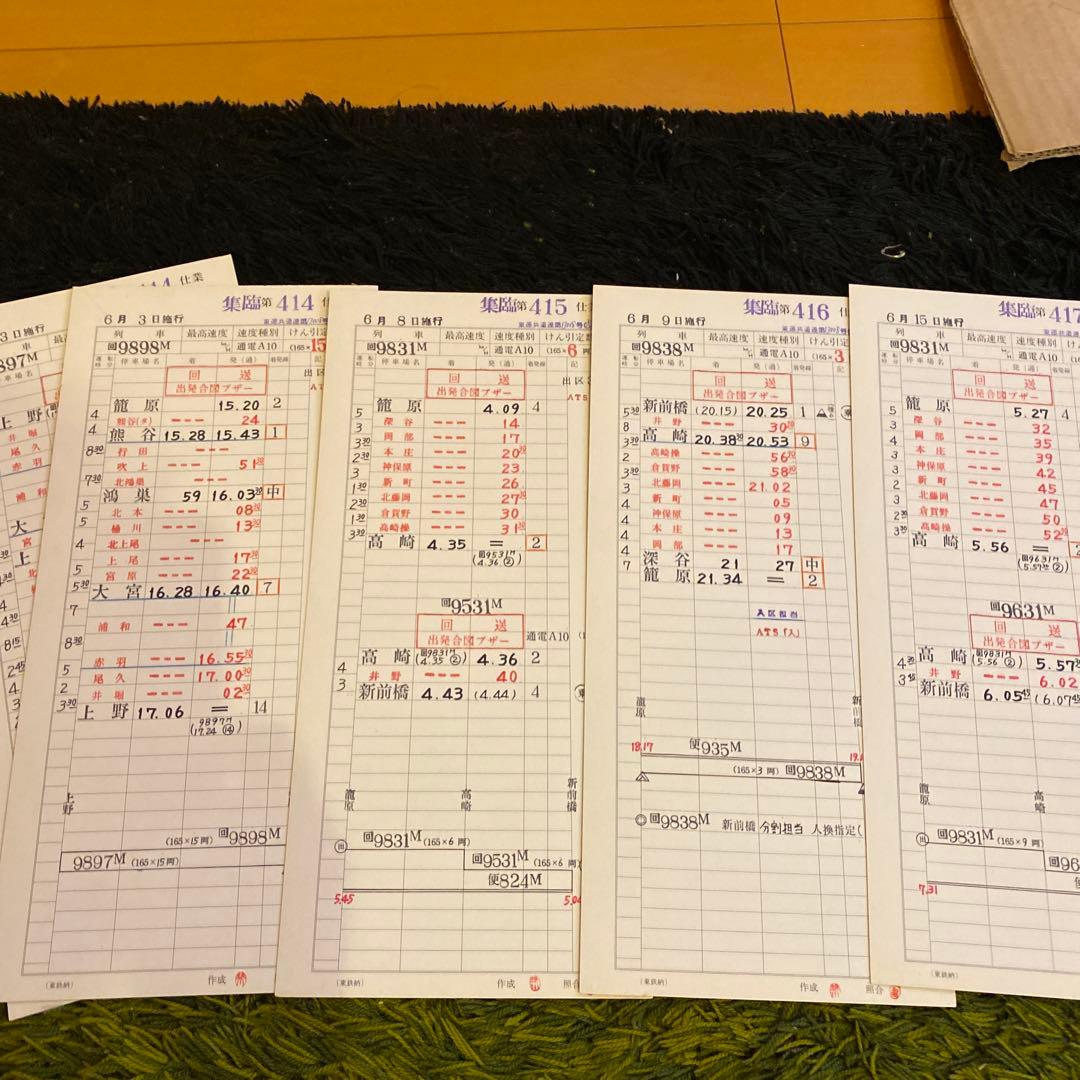 鉄道　スタフ　籠原区　集臨