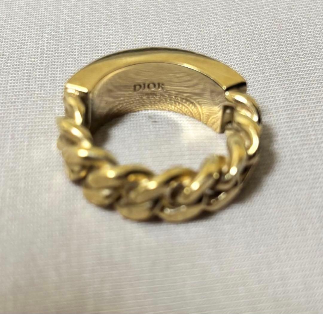 美品 Christian Dior Couture チェーンリング18号相当