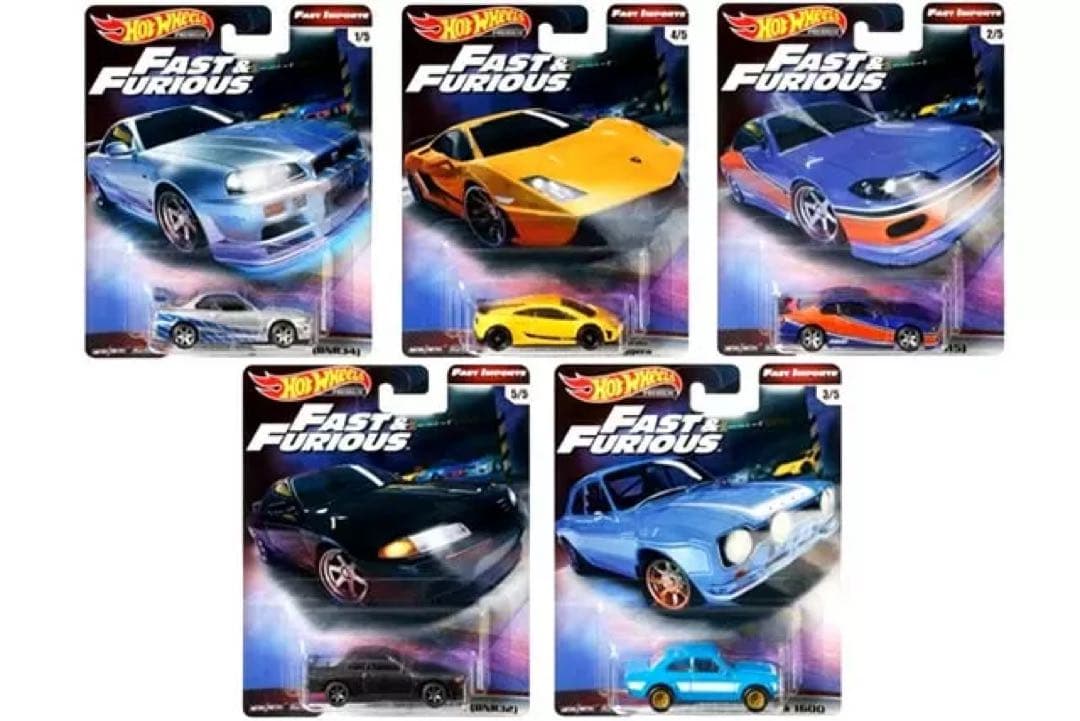 ホットウィール ワイルドスピード10台セット fast &furious