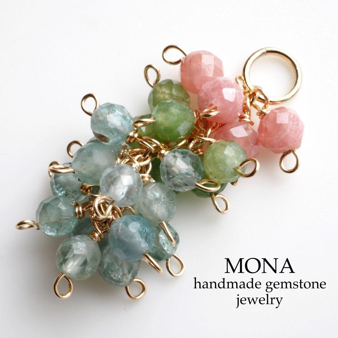 【はくとん( 'ω')ŧ‹\"ŧ‹\"】ブルースポットジャスパーの大粒トップ