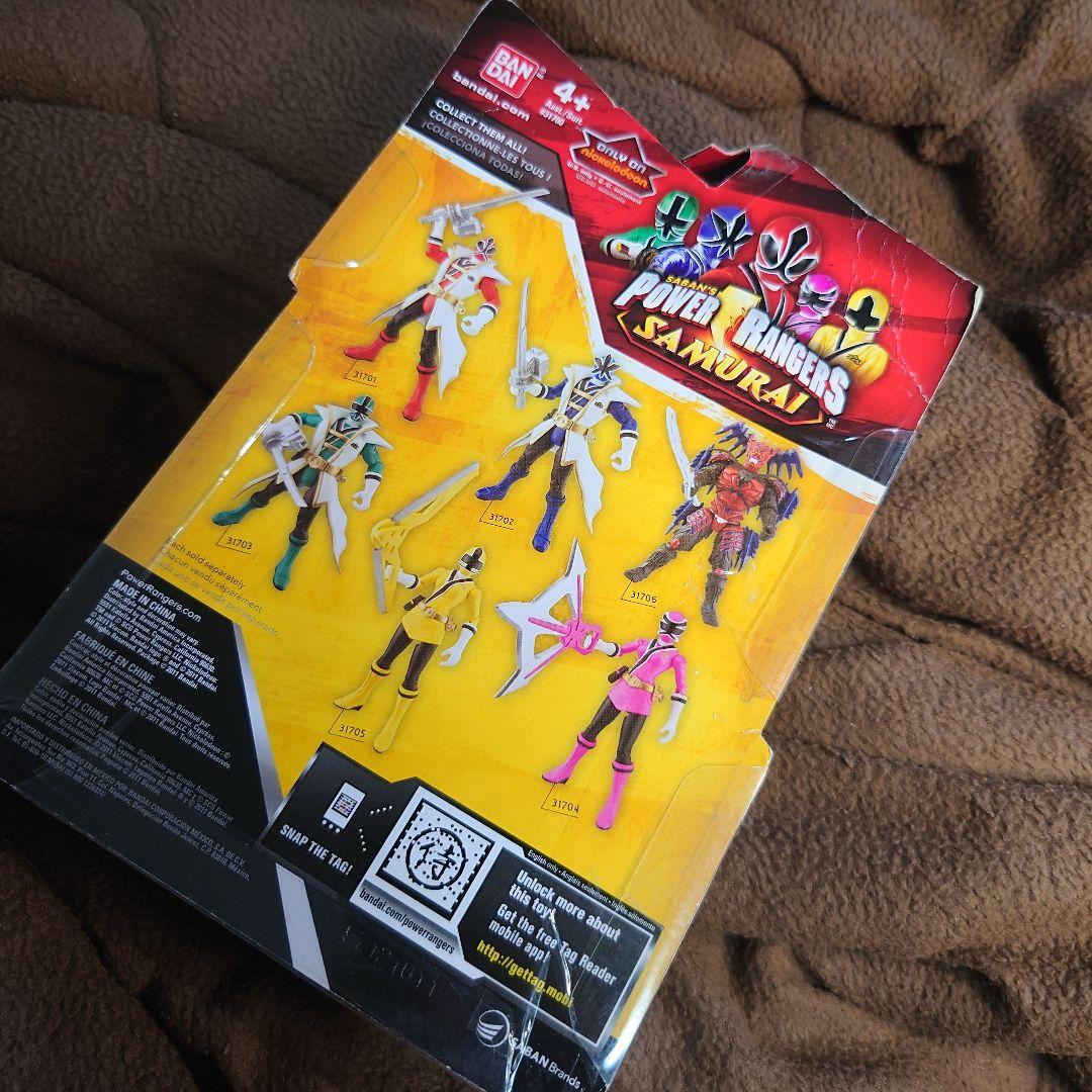 バンダイアメリカ★未使用品パワーレンジャーサムライフィギュア7体セット★送料無料