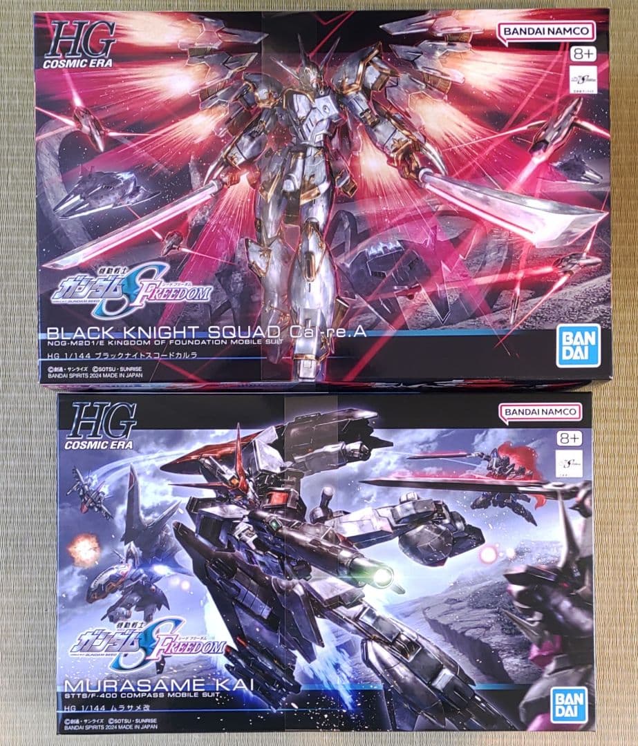 HGブラックナイトスコードカルラ ムラサメ改　SEEDフリーダム　ズゴック発売