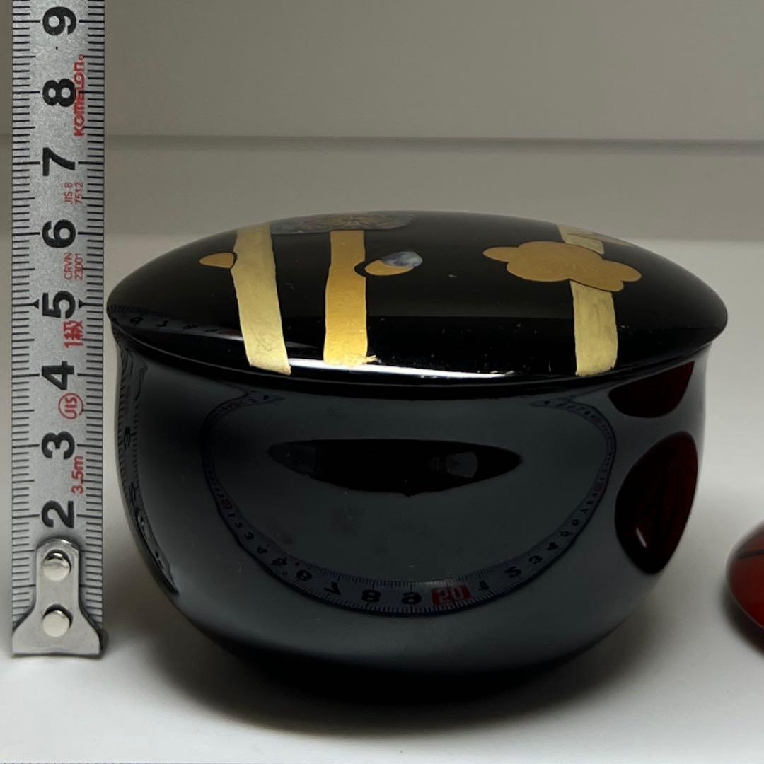 ☆茶3 岡本陽斉 春秋棗 共箱 高さ6cm東キ7-1122①