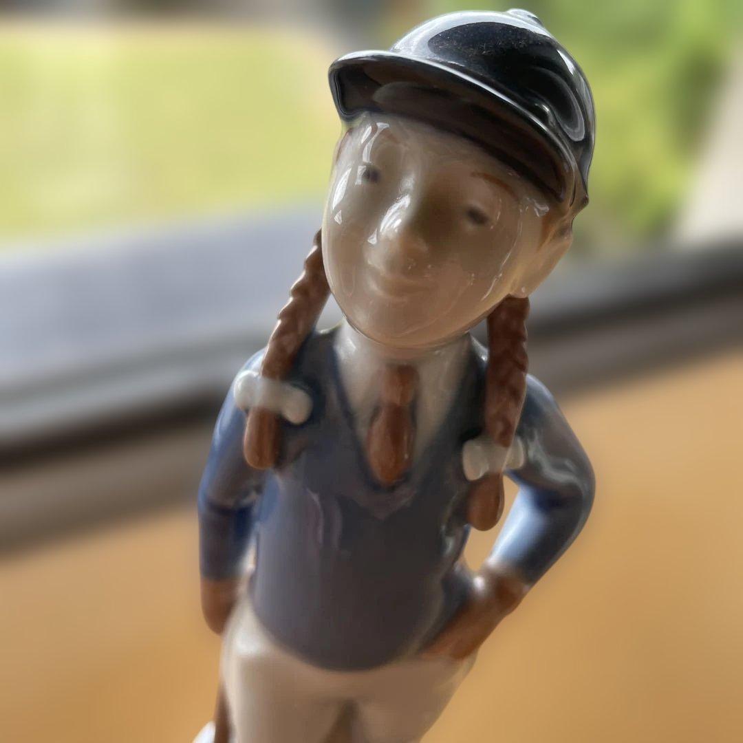   ロイヤルコペンハーゲン女の子男の子2体セット