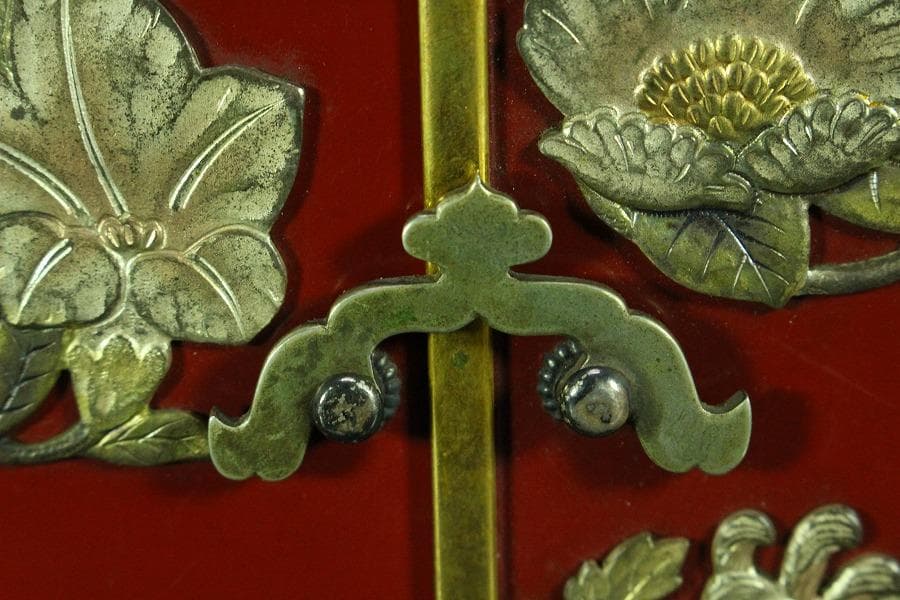 大阪 尚美堂造 純銀飾 宝石箱(K-LC805)