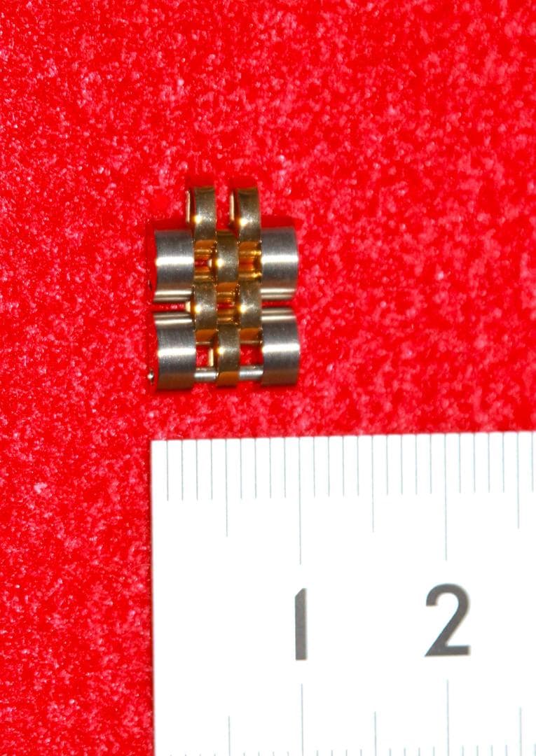 ロレックスデイトジャストのK18YG/SSコンビコマ（レディース用）２個