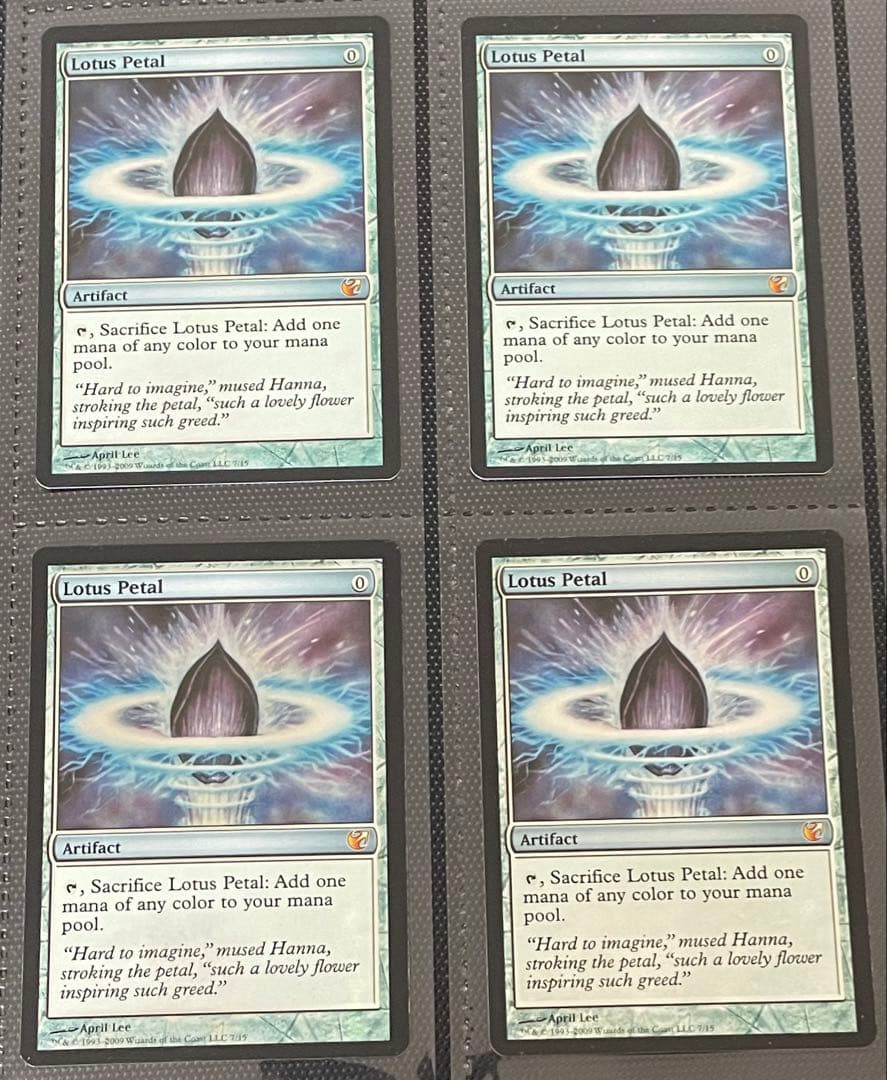 From the valut 水蓮の花びら Foil英語版4枚セット