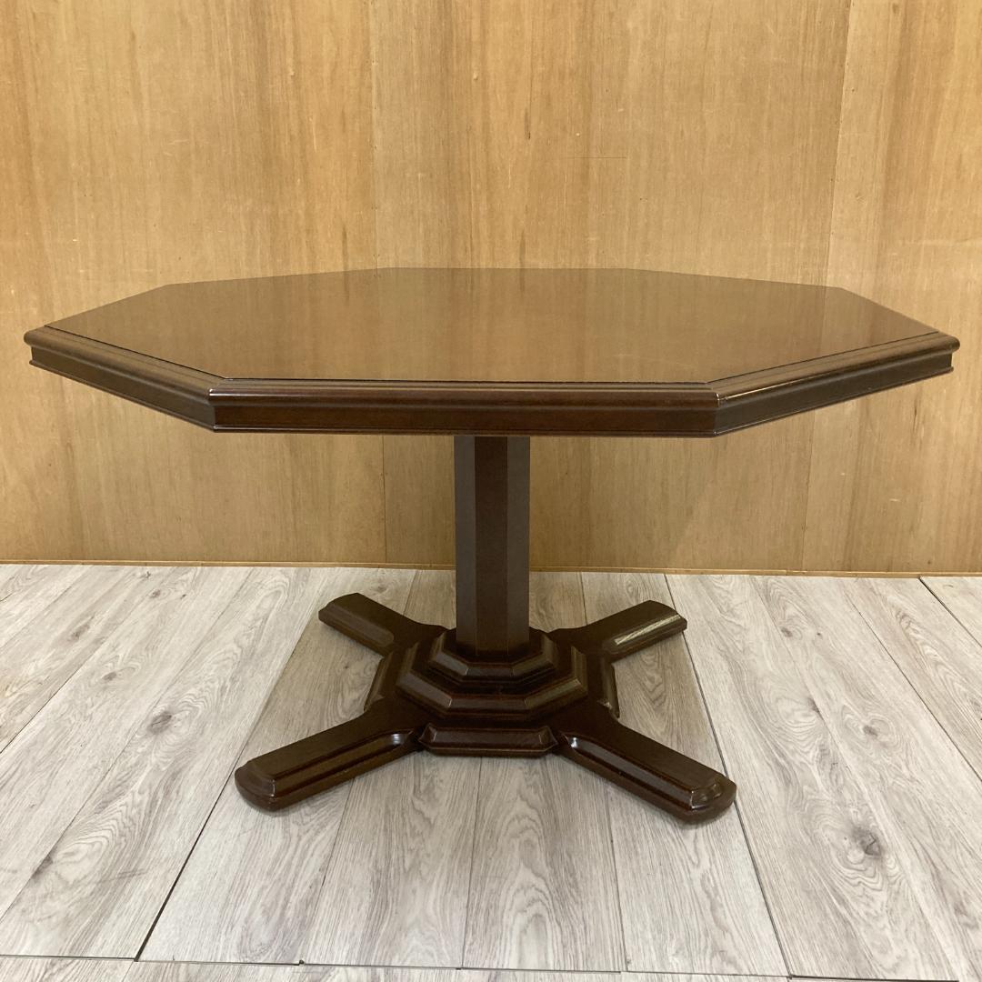 【飛騨産業】キツツキ　八角　ダイニングテーブル　食卓