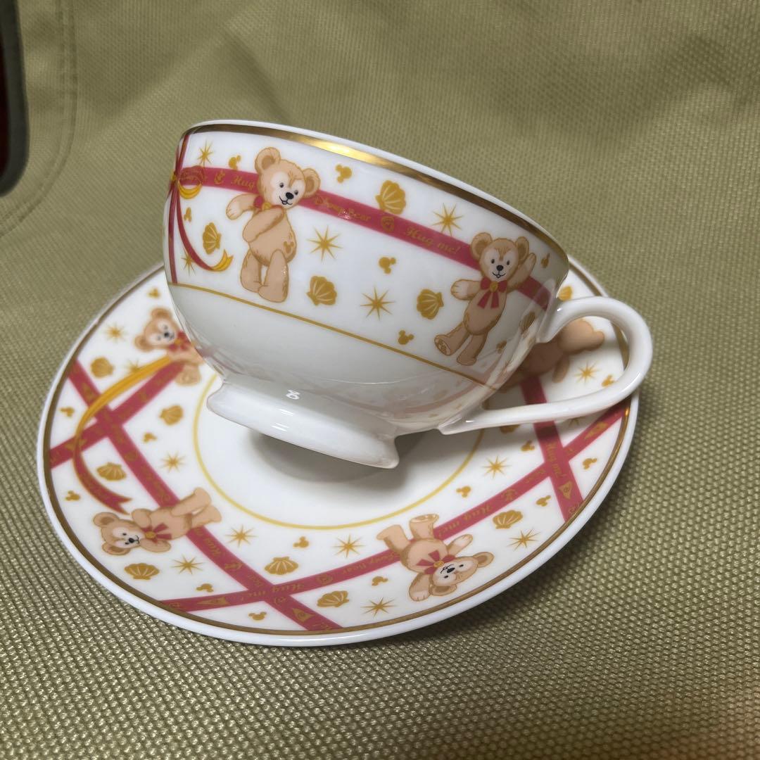 激レア！ディズニーベア　ダッフィー　ティーカップ　ソーサー　　ディズニーシー