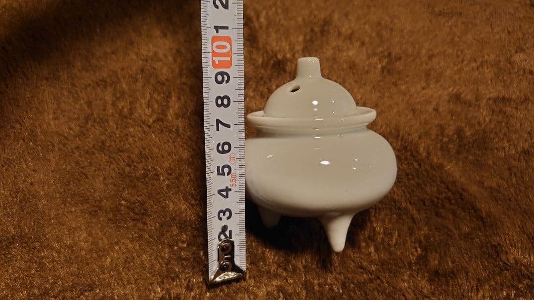 李朝　白磁　香炉　三足　蔵出し　1客