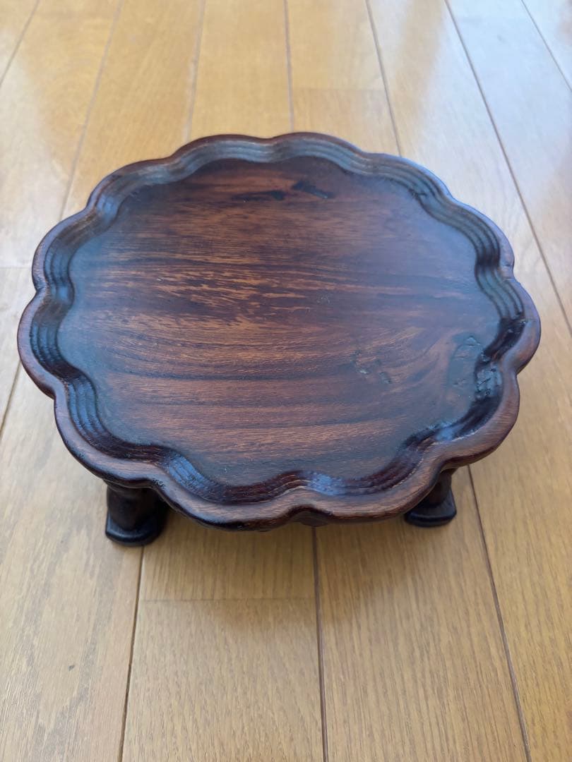 韓国 アンティーク 骨董 李朝 ソバン お膳 花台 飾り台 ミニ 漆塗