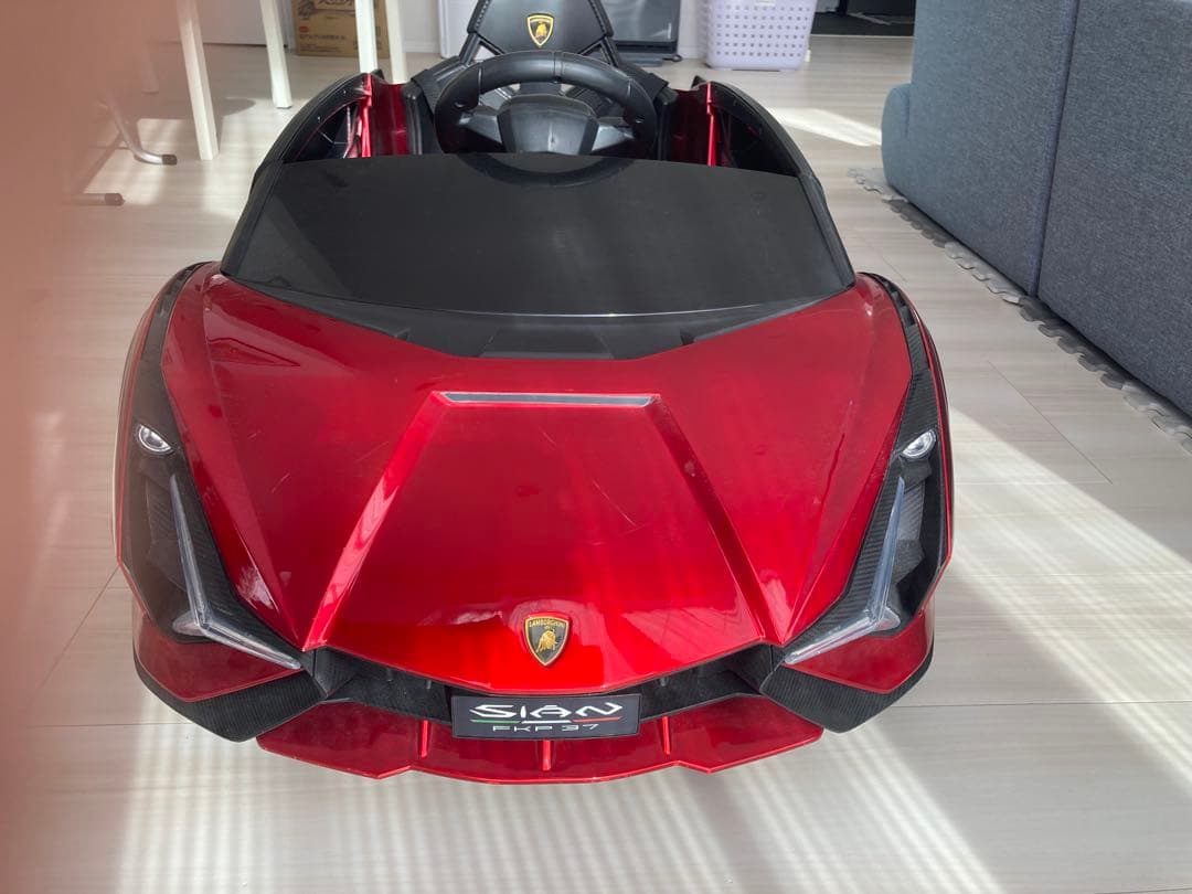 ランボルギーニ Sian 赤 ミニカー 中古　動作確認済