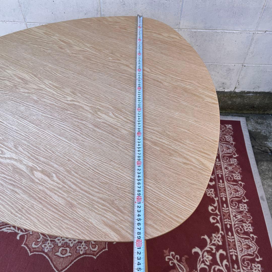 送料無料 NOCE ノーチェ◾️ 三角 木製ダイニングテーブル 三つ脚