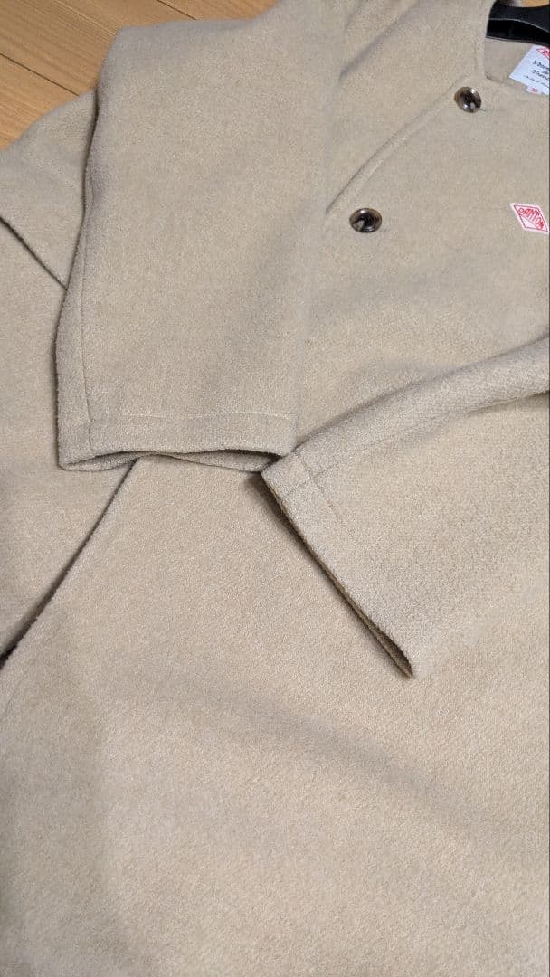 ダントン　ウールライトパイル カラーレスコート WOMEN　36