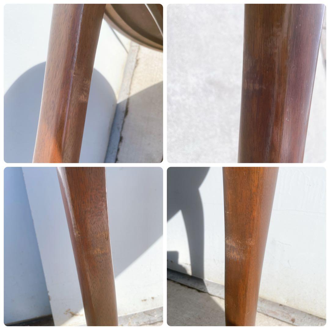 【美品】maruni マルニ アンティーク 猫脚ダイニングテーブル 昭和レトロ