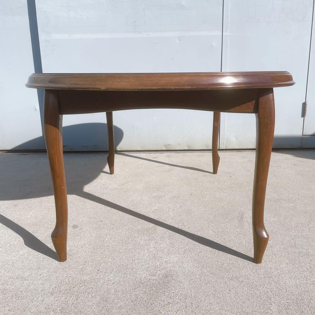 【美品】maruni マルニ アンティーク 猫脚ダイニングテーブル 昭和レトロ