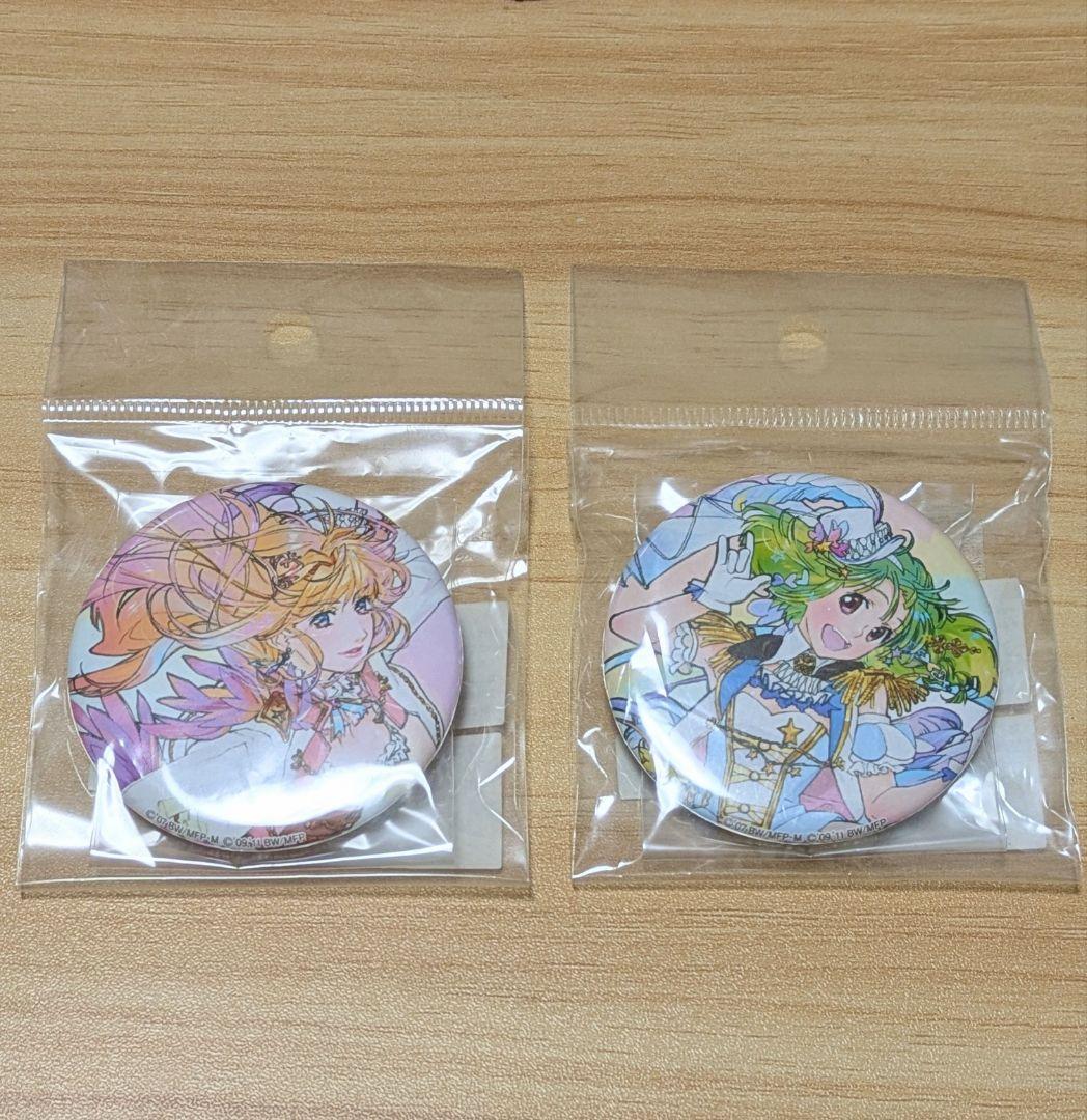 【マクロスF】シェリル　ランカ　10周年　描き下ろし　缶バッジ