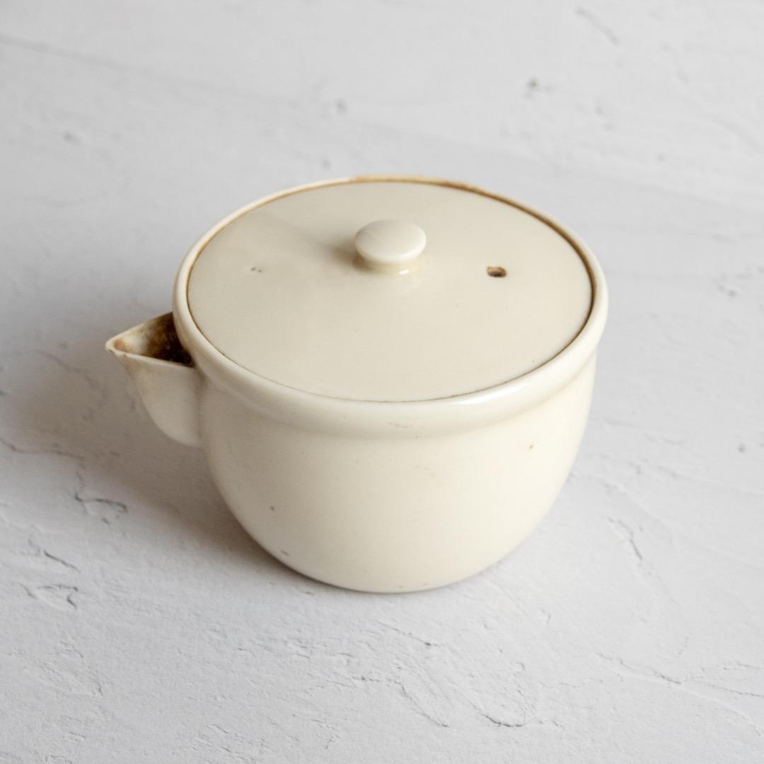 白瓷 宝瓶 初代 竹泉 造 箱付き｜骨董 泡瓶 白磁 アンティーク