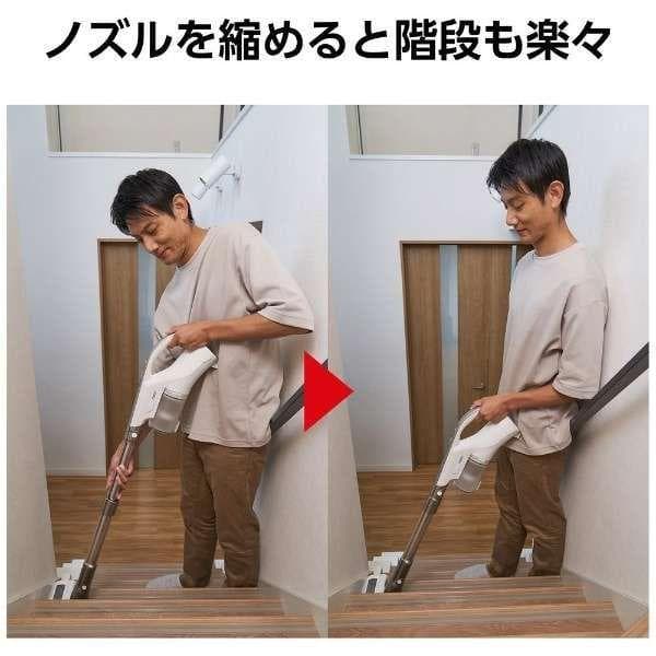 アクア コードレス スティッククリーナーサイクロン式 AQC-PX1R(W)