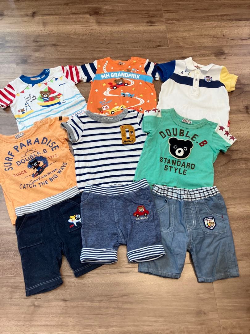 MIKIHOUSE、DOUBLE-B 男の子80cm✨️10点まとめ売り✨️