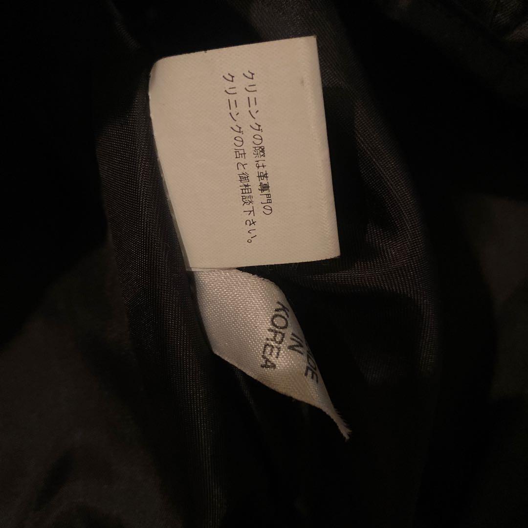 ブラックライダースジャケット NANKAI