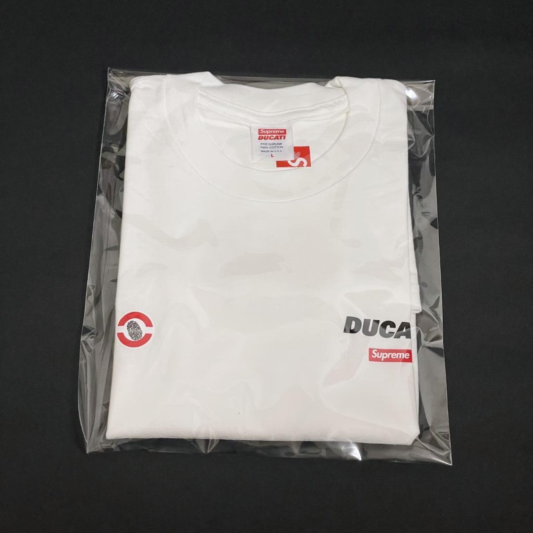 L Supreme Ducati Logos Tee ドゥカティ Tシャツ