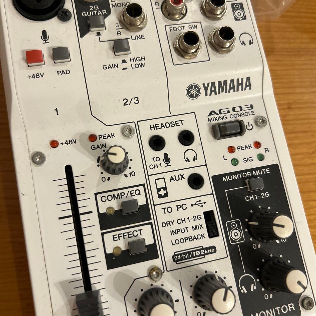 YAMAHA AG03 オーディオインターフェイス 箱説明書付き