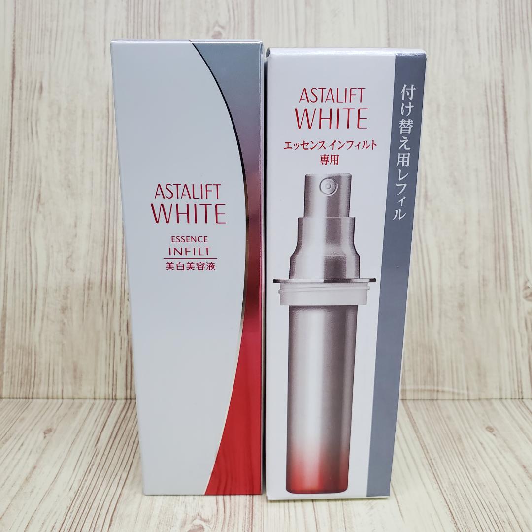 【ざあ】アスタリフトWHエッセンスインフィルト本体１個＆付替３個セット
