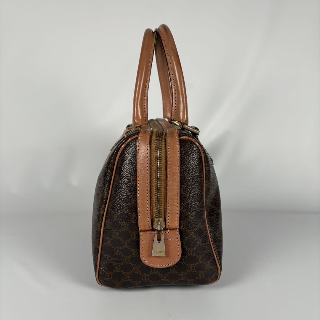 CELINE　ミニボストン　ハンドバッグ　マカダム ショルダー　2WAY　M13